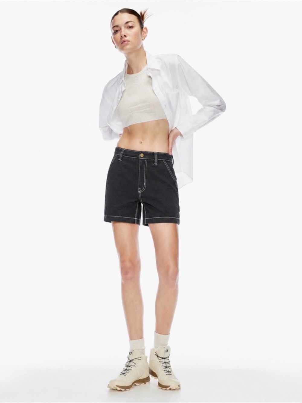 TNA Greenwich 5” Short/ woman’s 6/     Relaxed, easy-to-wear fit/High-rise waist